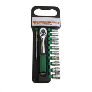 1/4 Socket Wrench Set Drive Socket Set with Release Ratchet Wrench Tools