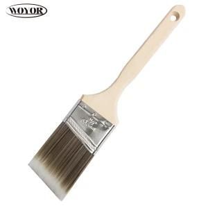 Canada Maple Handle Angle Paint Brush (WY-PB0094)