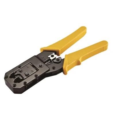 RJ45 Network Cable Crimper Rj11 Telephone Line Modular Crimping Pliers 8p6p Crystal Head Making Wire Stripping Cut Tool