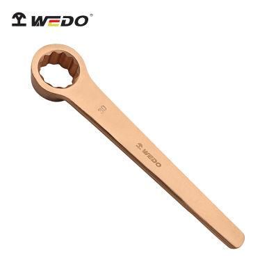 WEDO Beryllium Copper Wrench Non-Magnetic/Sparking Single Box/Ring Convex Spanner