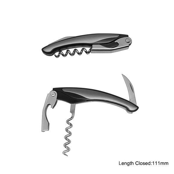 Promotional 2 Step Waiter′ S Corkscrew Opener with Wooden Handle