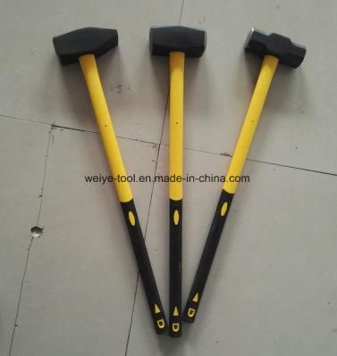 Double-Face Sledge Hammer with Fiberglass Handle