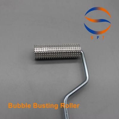 Customized 24mm Aluminium Bubble Busting Rollers FRP Tools for Laminating