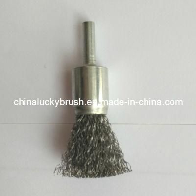 3/4&quot; Steel Wire End Brush with 1/4&quot;Shank (YY-389)