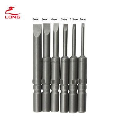 Power Screwdriver Bits 801 Type Slotted Bits