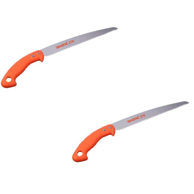 Pruning Saw with Sheath, Hand Saw with Straight Blade and Sheath, Suitable for Trimming Tree Branches and Clearing Forest Paths Wyz145878