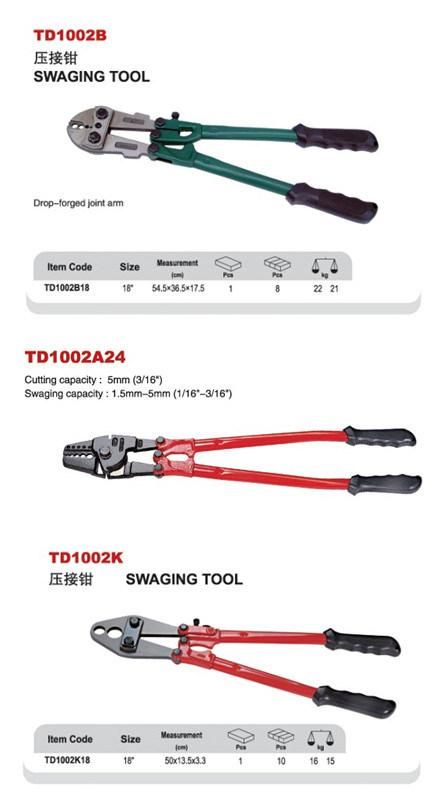 18inch Swaging Tool for Wire Rope and Cable