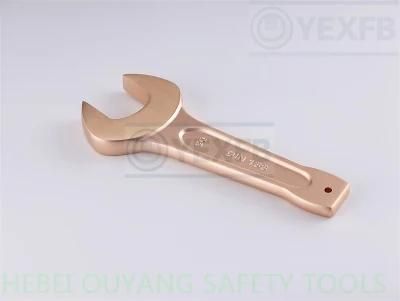 Non-Sparking Slogging/Striking Open Spanner/Wrench, Al-Cu/Be-Cu, Atex