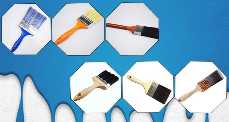 1" Polyester Filament Paint Brush for Wall Decoration