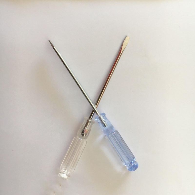 Multifunctional Transparent Mini Driver Crystal Cross Slotted Screwdriver