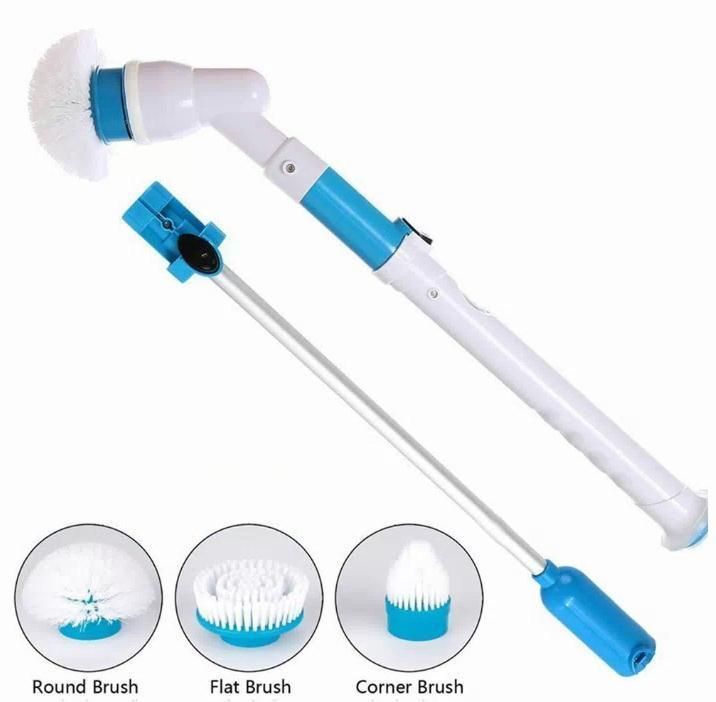 Electric Cleaning Brush, Wireless Charging Long Handle, Automatic Rotation, Retraction Brush