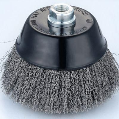 4 Inch Crimped Steel Wire Cup Brush