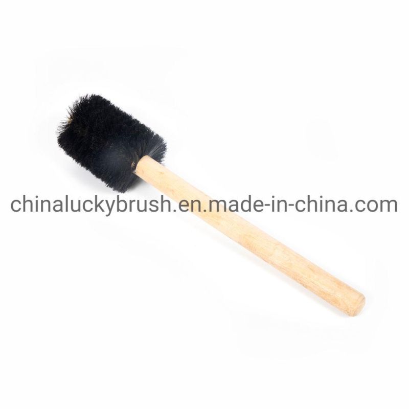 Wooden Handle Nylon Wire Cleaning Brush/Wood Steel Wire Cleaning or Polishing or Rust Removal Deburring Brush (YY-673)