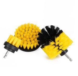 3PCS Yellow Power Drill Rotary Brush for Car Tires