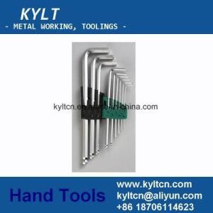 9/10PS Set Chrome Plated Ball End Allen Key