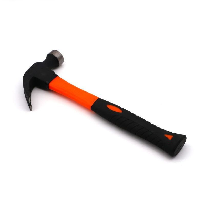 Carbon Steel 8oz Claw Hammer with Fiber Glass Handle, Hand Tools, Hardware, Machinist Hammer, Stoning Hammer