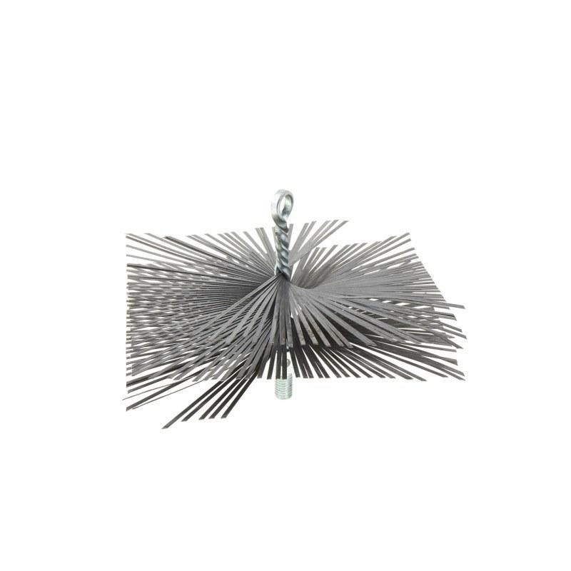 Square Flat Steel Funnel Brush /Industrial Pipe Brush / Decontamination and Rust Brush