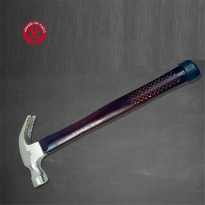 Claw Hammer with Laser Curved Wooden Handle