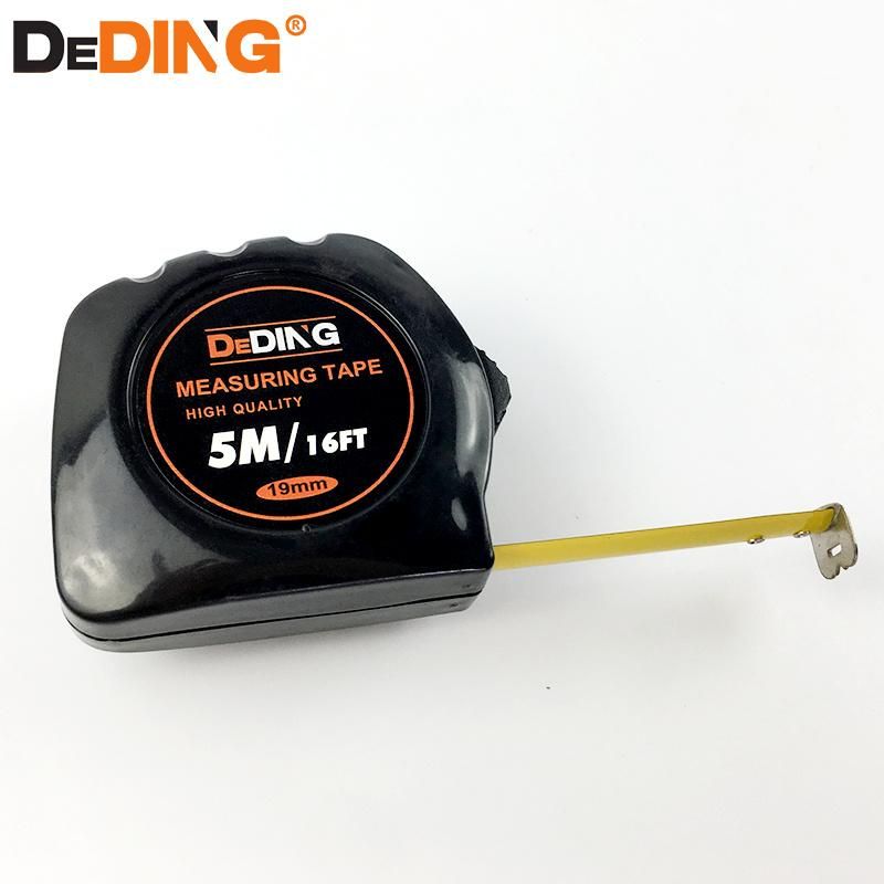 Factory Direct Sale Black Plastic Case 3m/5m /7.5m Tape Measure Steel Blade Measuring Tape