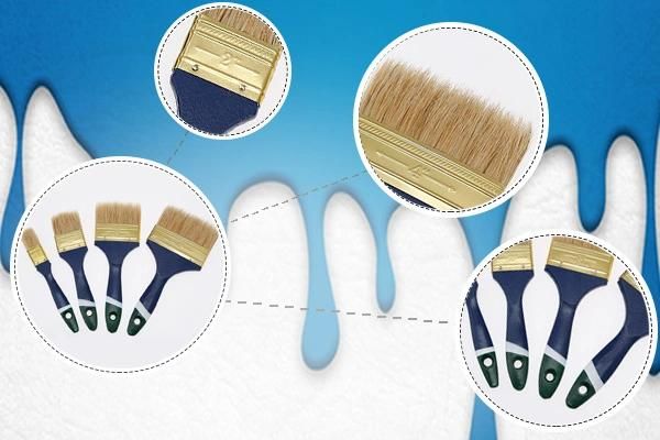 Wooden Handle High Elasticity Bristle Paint Brush