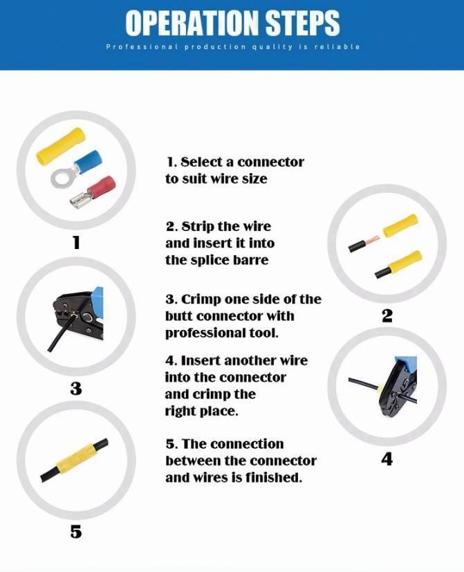 Heat Shrink Connectors Ratcheting Wire Crimper - Crimping Pliers