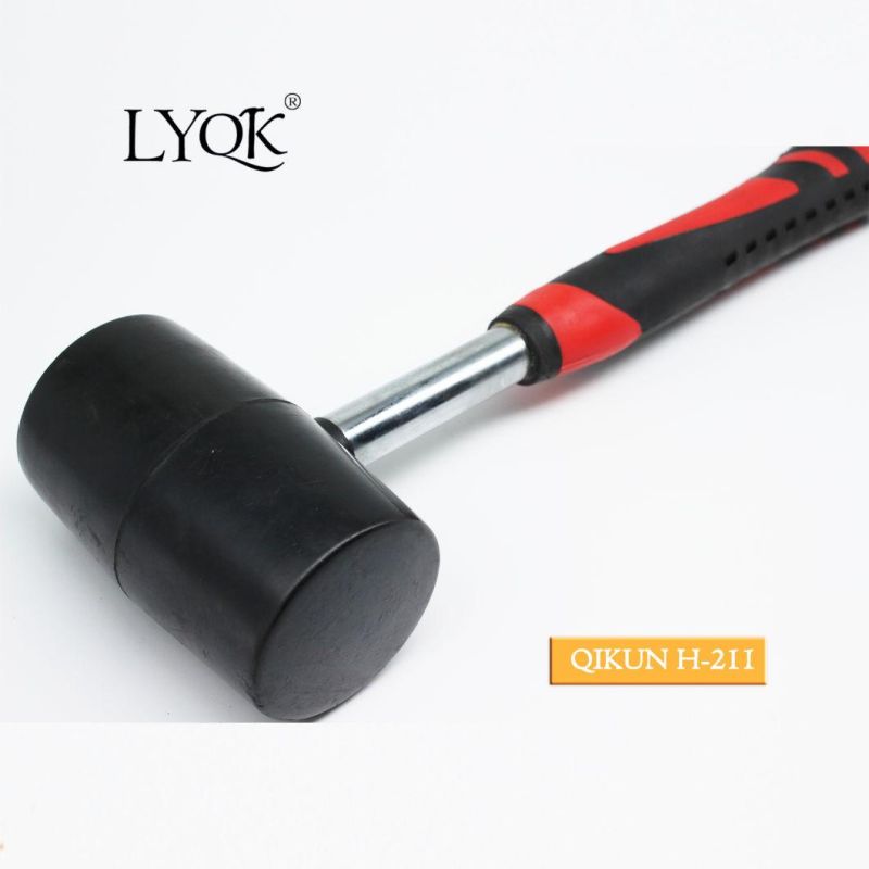 H-210 Construction Hardware Hand Tools Plastic Coated Handle German Type Stoning Stone Hammer