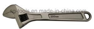 Adjustable Wrench with Metal Handle, Chrome Plated Spanner