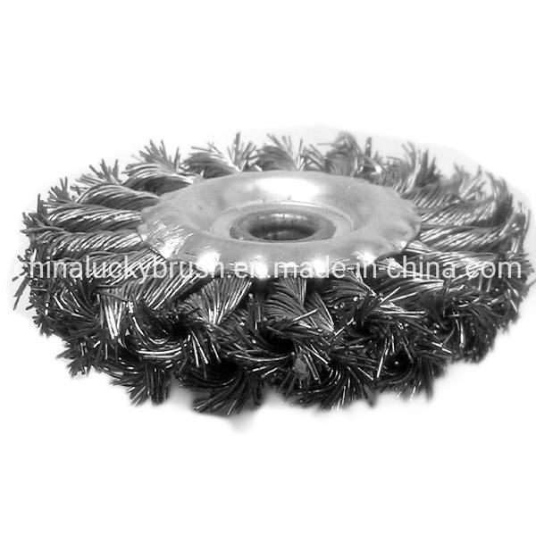 125mm Steel Wire Circular Polishing Brush (YY-070)