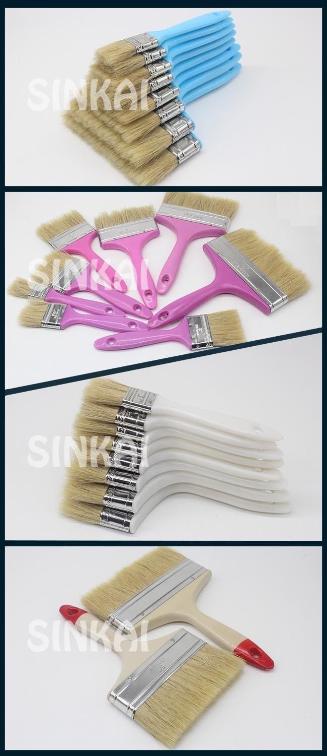 High Quality Paint/Painting Brush with Plastic Handle in Rich Color