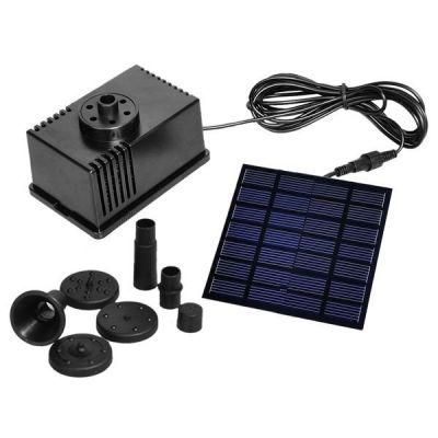 Black Plastic 7V, 1.5 W, 180L/H Solar Fountain Pump I096774