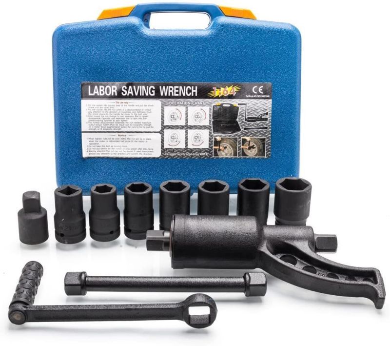 Professional Torque Multiplier Kit Lug Nut Wrench Truck Tyre Repair Wrench (48160067)