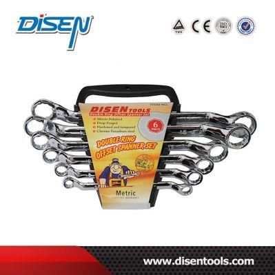 ANSI 6PS (6-17) Set Matt Chrome Plated Box End Wrench