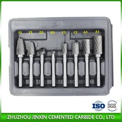 Tungsten Carbide Rotary Burrs Set with High Resistence