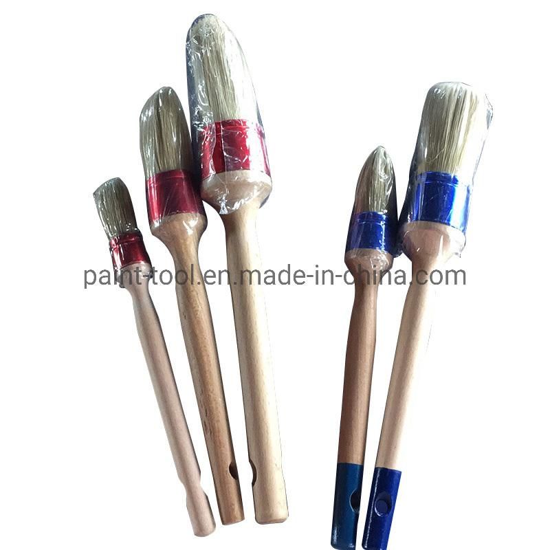 Wall Paint Brushes for Artist and Painting Wooden Handle Tools