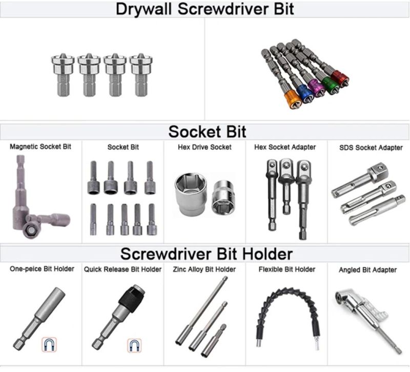 75/100/150mm Quick Release Magnetic Screwdriver Extension Bit Holder