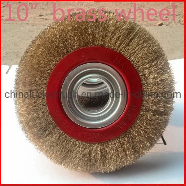 Brass Coated Steel Wire Wheel Brush (YY-234)