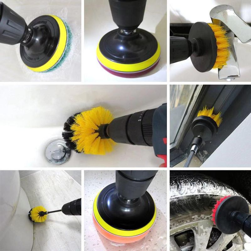 Electric Drill Brush 5 Piece Set of Cross-Border Hot Selling Electric Drill Tool Accessories Polishing Brush Ceramic Tile Cleaning Disc Brush