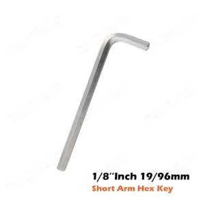 1/8&prime;&prime;inch 19/96mm Cr-V Short Arm Hex Key Wrench for Hand Tools Chromed