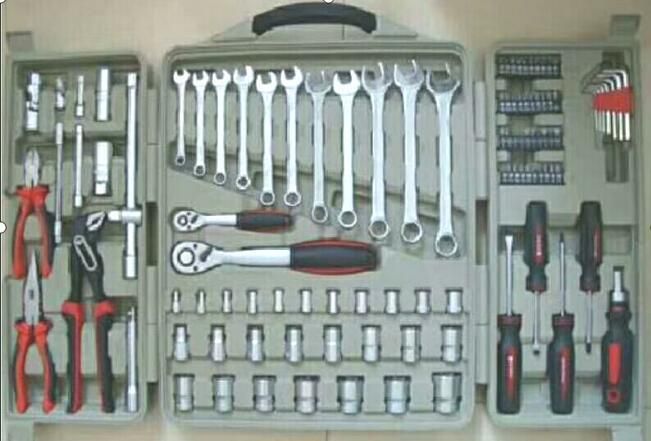 94PCS Chrome Vanadium Socket Set 1/2" 1/4" Professional Car Repair Tools Hand Tool Kit