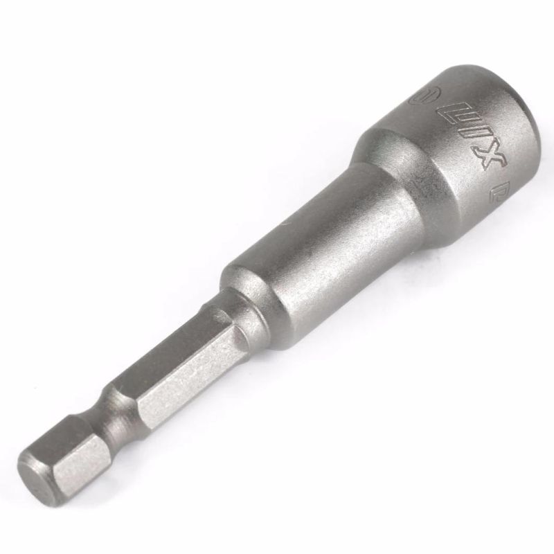 Nickel Plated Nut Setter with Magnetic-Extension Rod
