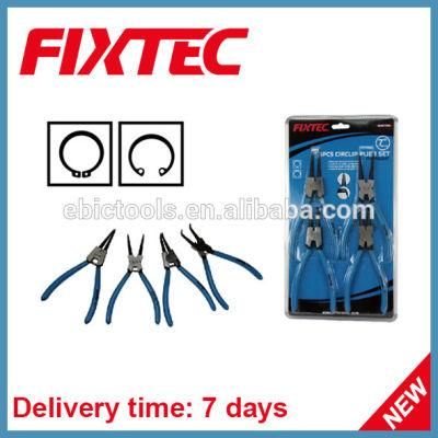 Fixtec Hand Tool Hardware 4PCS Circlip Plier Set CRV Professional Cutting Plier Kit