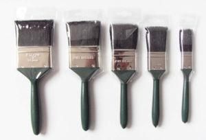 Synthetic Filament Paint Brush Set 5PCS with Plastic Handle