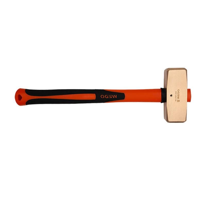 WEDO Non-Sparking Hammer (German Type) Beryllium Copper Sledge Hammer Fiberglass Handle