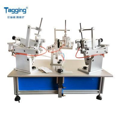 Factory Direct TM7003 Three Tags Automatic Feeding Pneumatic System T Shirts Tagging Machine for Clothes