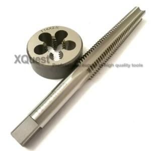 Metric Trapezoidal Thread Tap and Die Set Tr14X2 Tr16X4 Hand Taps Right/Left Hand Round Dies
