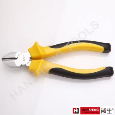 6&quot;, 7&quot;, 8&quot;, Made of Carbon Steel, Nickel Plated with PVC Handles, German Type, Diagonal Cutting Pliers