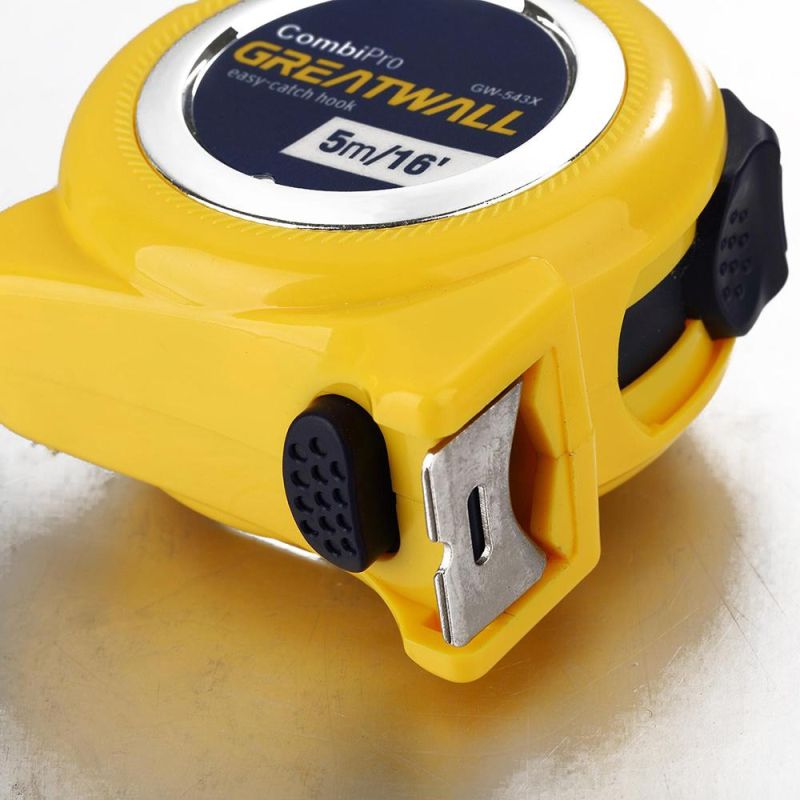 High Quality JIS Class Meter Tape 2 Stop Buttons Tape Measure