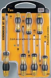 7PCS Go Through Screwdriver Set in Double Blister High Quality Hardware