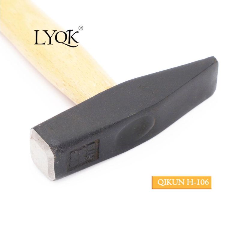 H-105 Construction Hardware Hand Tools Wooden Handle German Type Machinist Hammer