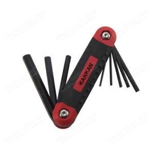 Cr-V 8PCS Folding Hex Key Set Wrench for Hardware Hand Tools